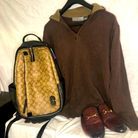 Oscar de la Renta Other - ⭐️Oscar De La Renta Pullover Zip Up